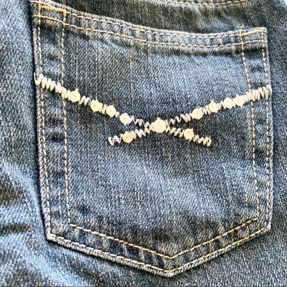 🌸New🌸 GapKids Straight Fit Jeans Size 12 Sequin NWT